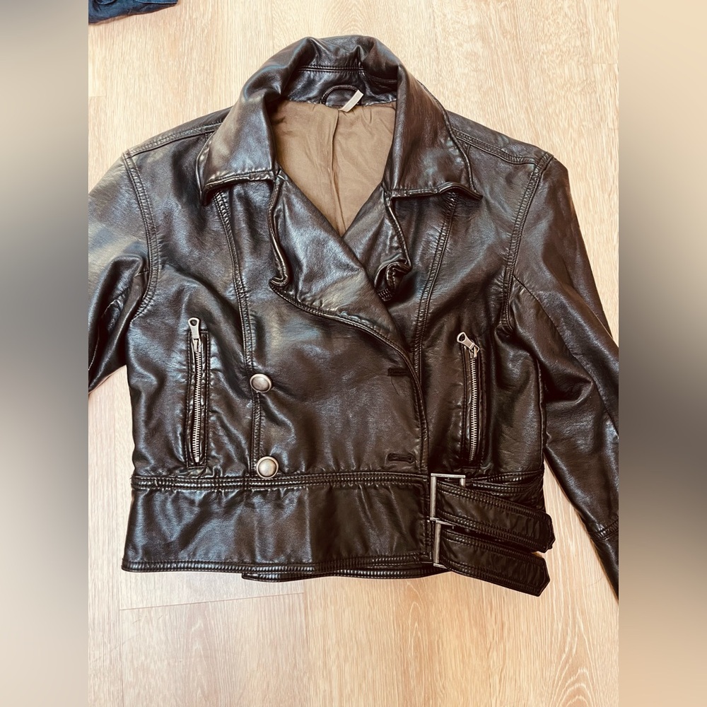 Free People Faux Jacket Xs/TP - Picture 6 of 8